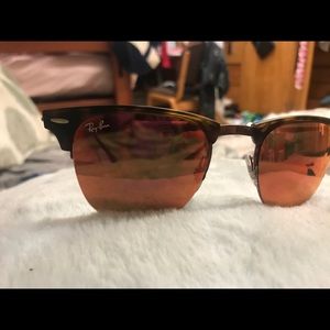 Raybans!!! Really fun for summer good as new